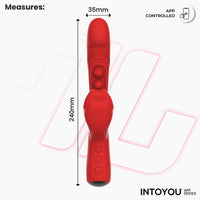 INTOYOU Trixy vibratore clitoride tapping biting con app 4 motori