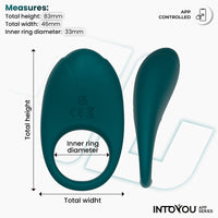 INTOYOU Anelli Ringo anello vibrante verde app 10 modi