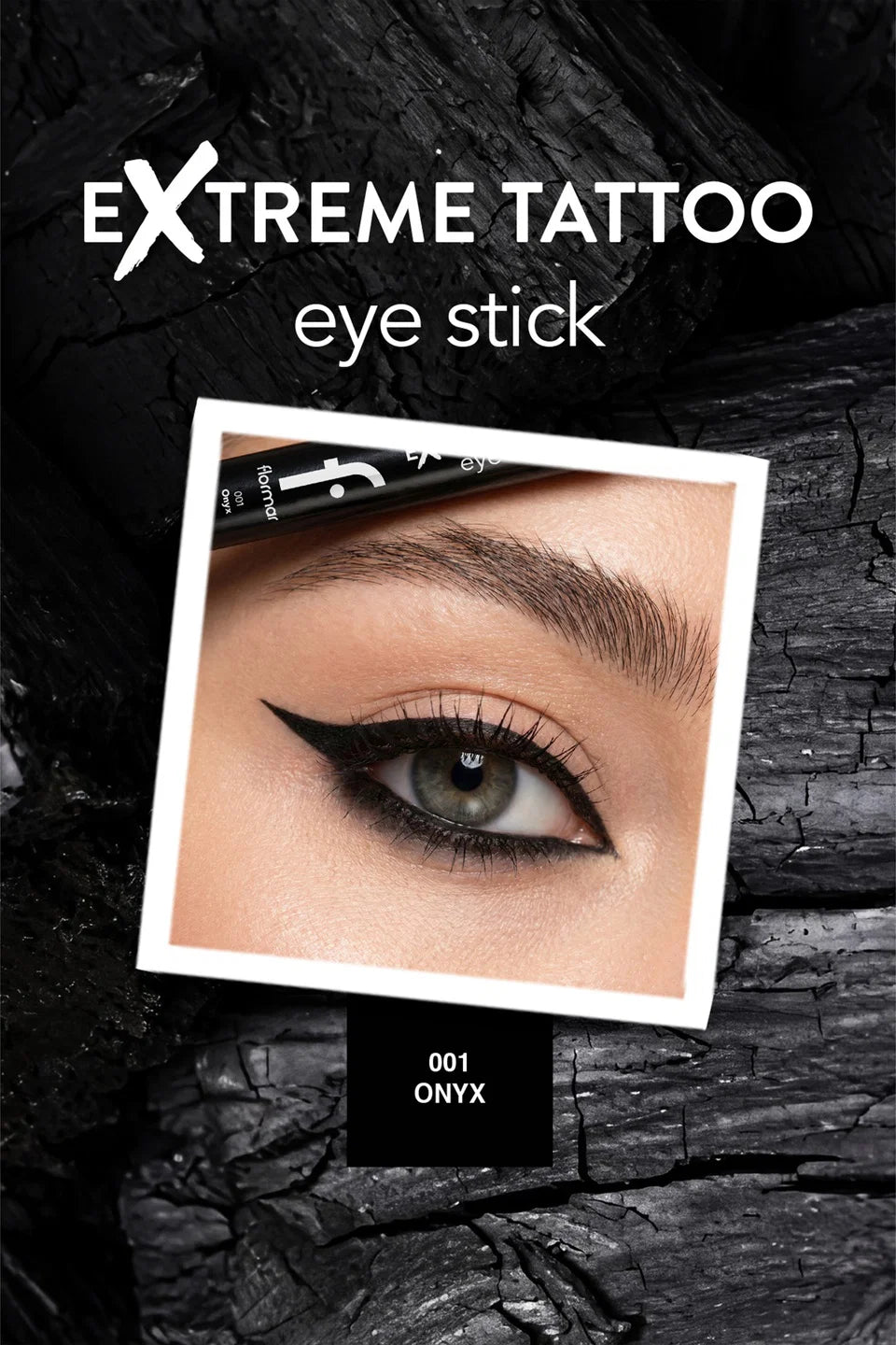 Pretty by Flormar Mono Eyeshadow Extreme Tattoo Eye Stick 001