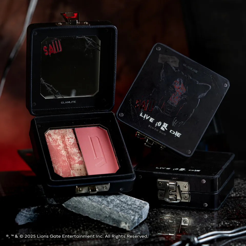 Glamlite SAW Blush Duo fard compatto pigmentato 2 colori