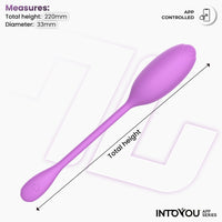 INTOYOU Logan ovulo vibrante viola con app