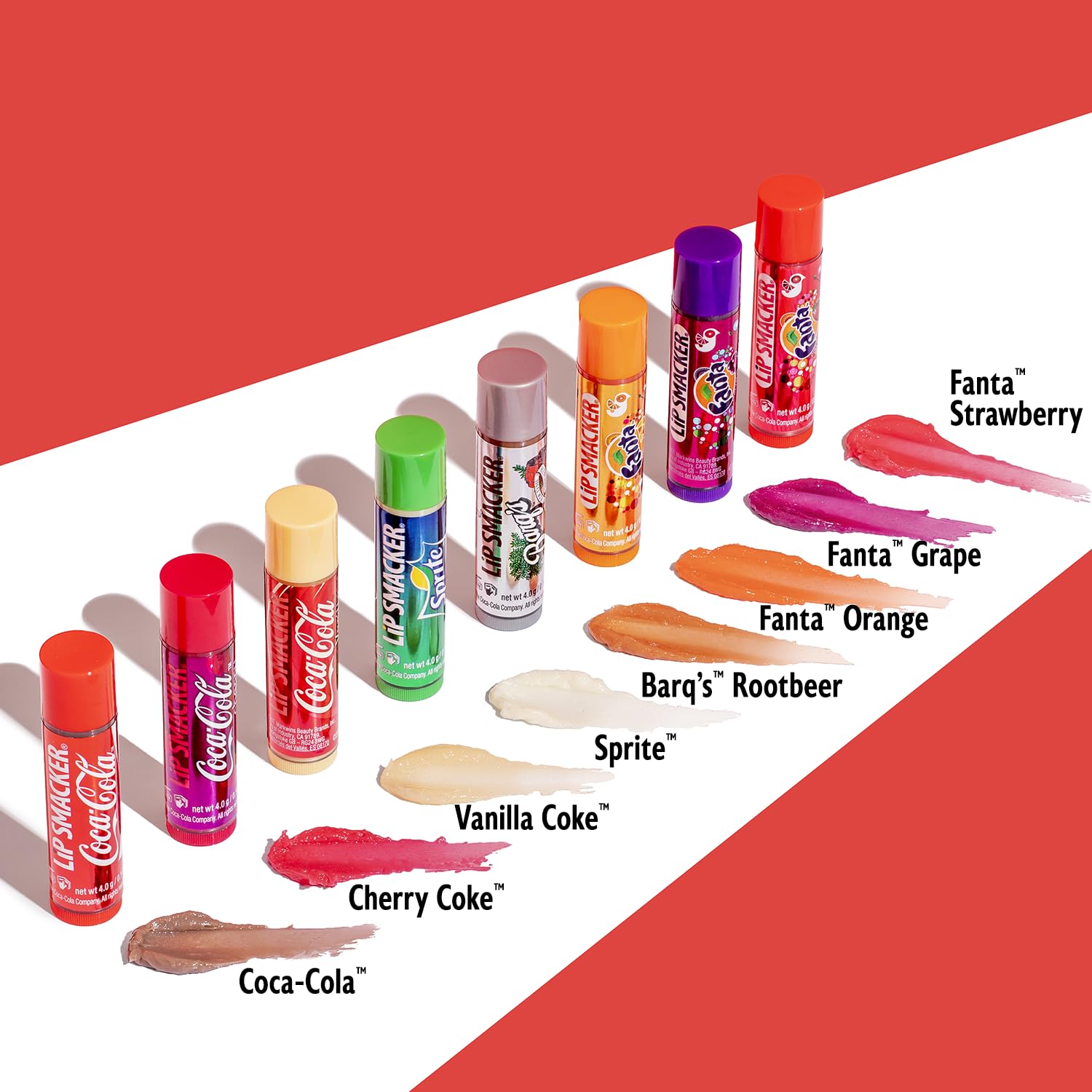 Lip Smacker Coca-Cola Set 8 Balsami Labbra Aroma Cola