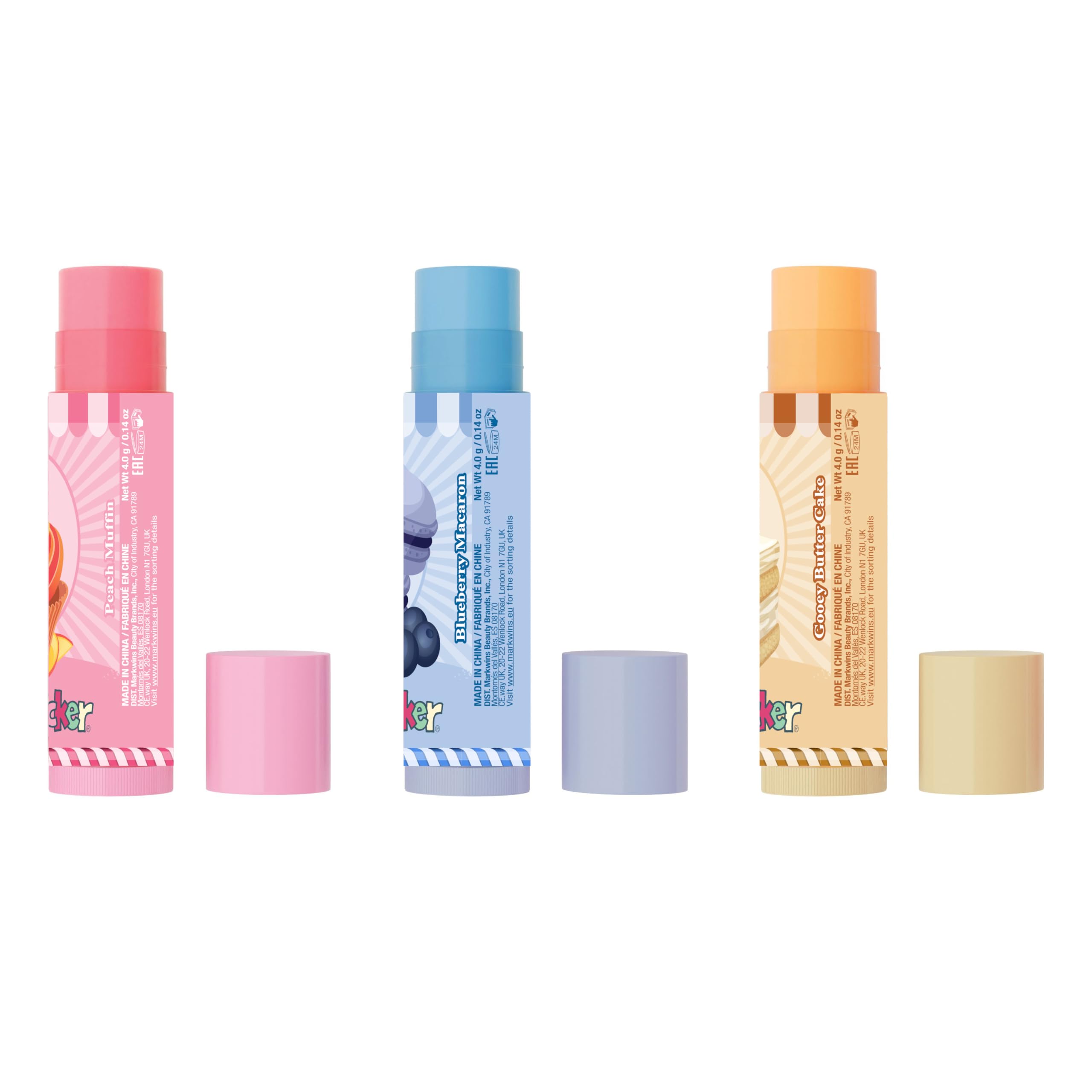 Lip Smacker Party Packs burrocacao trio pastry
