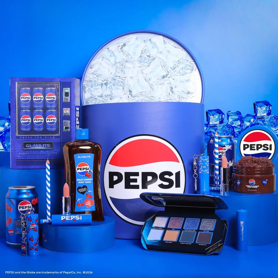 Glamlite Pepsi PR Box collezione trucco set labbra palette