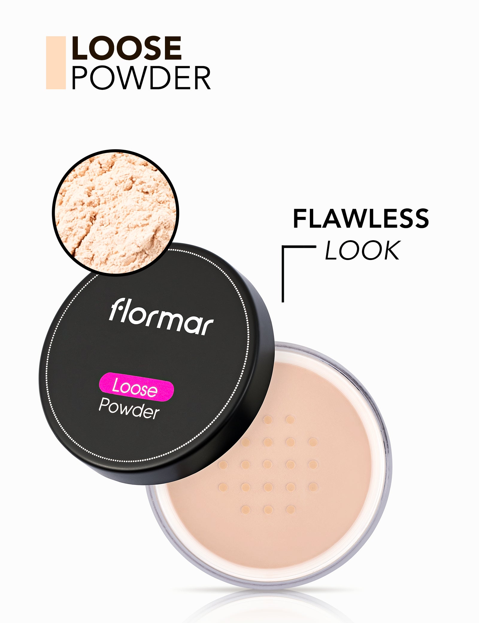 Pretty by Flormar Powder Loose Powder cipria 001 Pale Sand