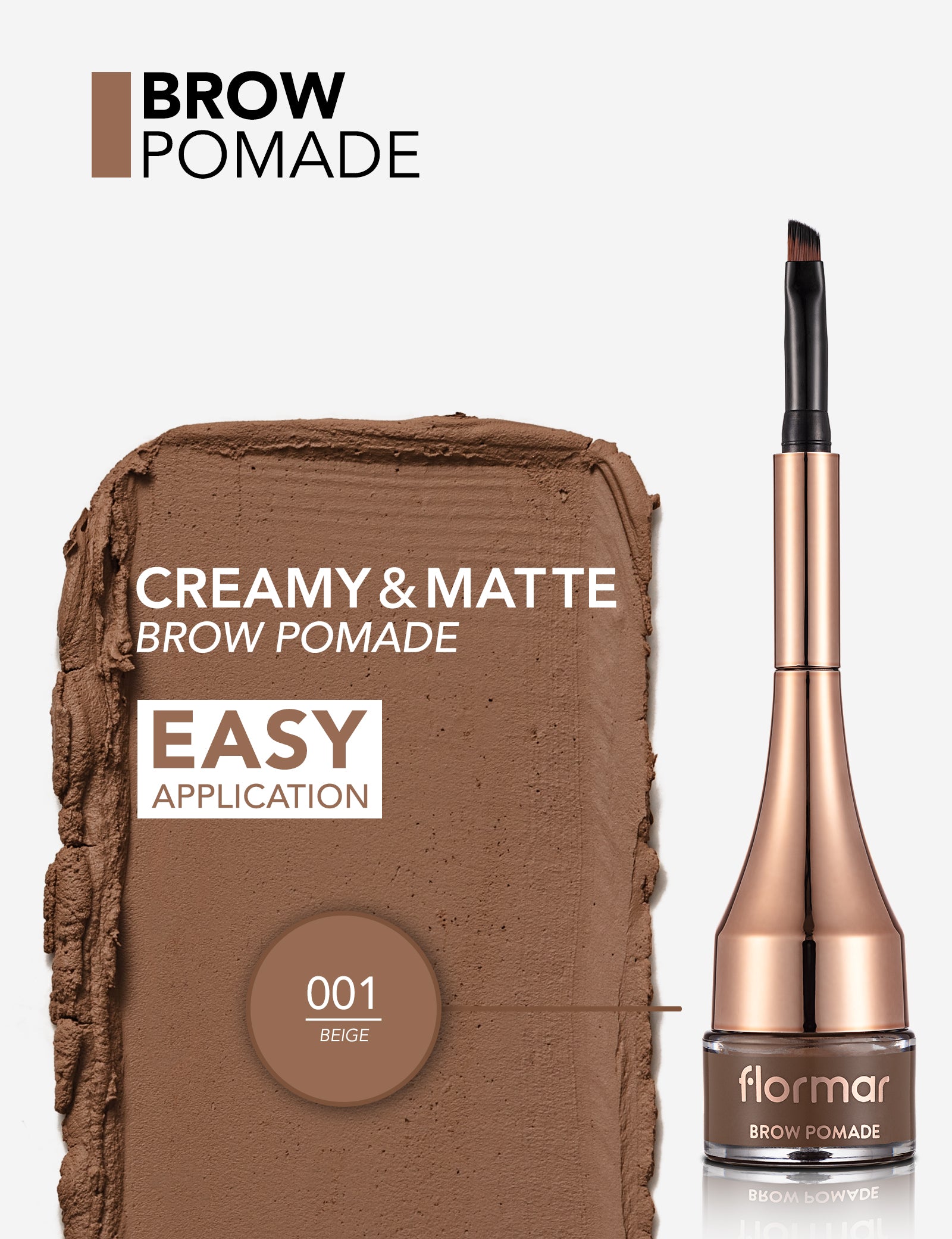 Pretty by Flormar Brow Pomade pomata sopracciglia 04 Dark Brown