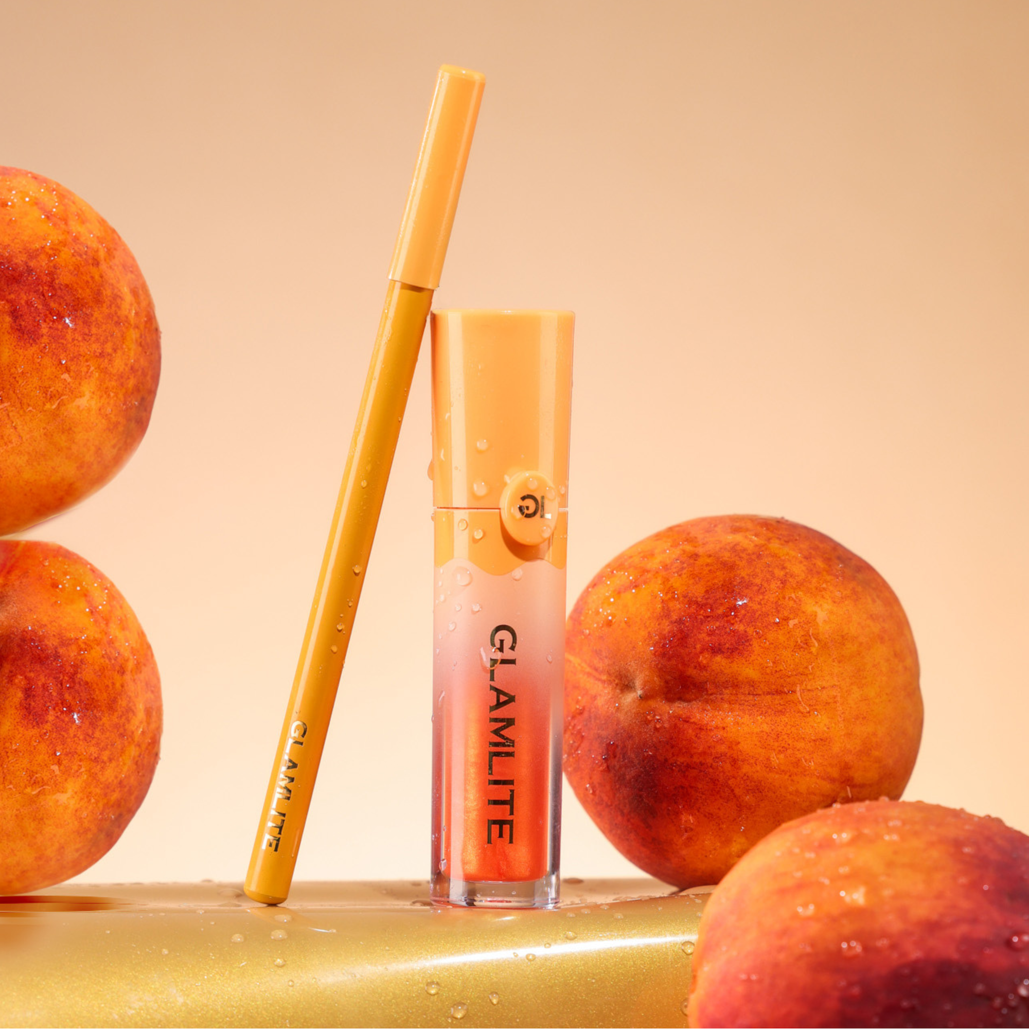 Glamlite Lip Kits Peach Sorbet kit labbra gloss vitamina E