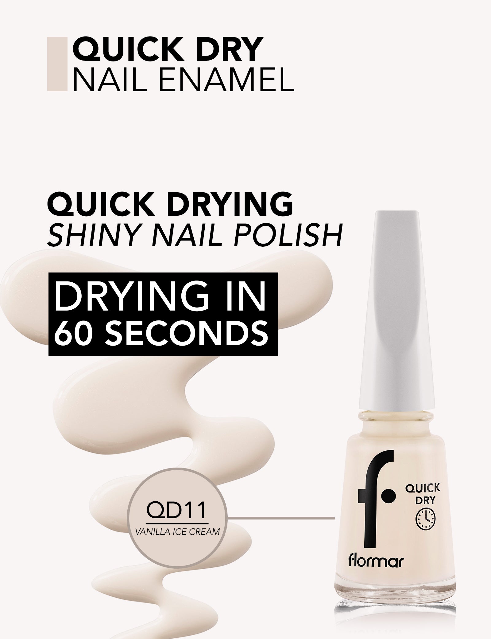 Pretty by Flormar Essential 26 Soft Lilac smalto rapida lunga tenuta