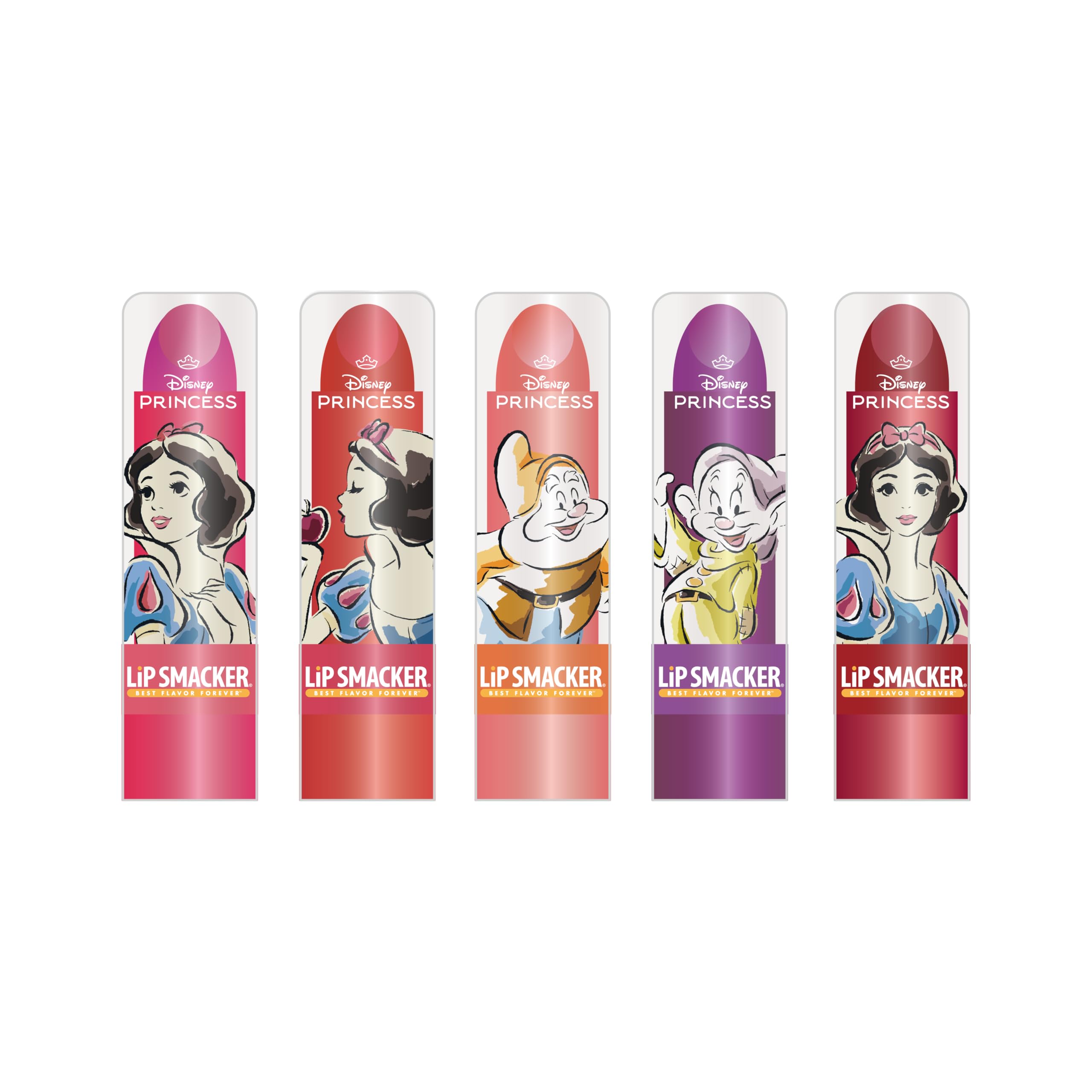 Lip Smacker Disney Biancaneve balsamo labbra mela 5 pezzi