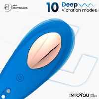 INTOYOU Per slip vibratore mutandine app blu silenzioso 10 modi