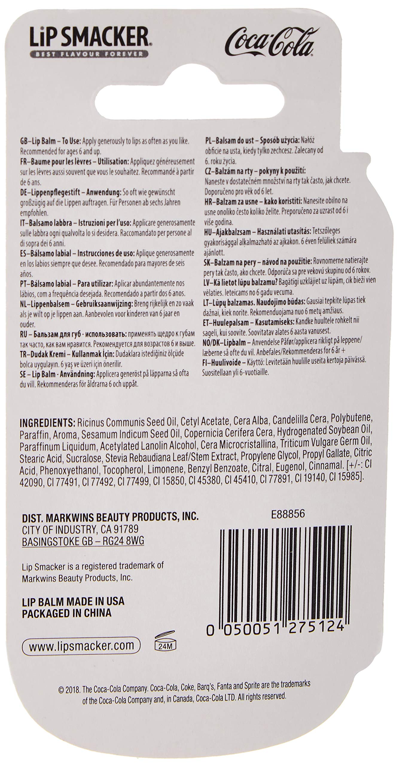 Lip Smacker Coca-Cola Cherry Coke balsamo labbra ciliegia 4 g