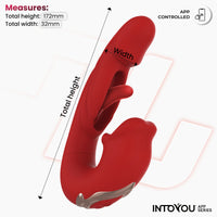 INTOYOU Mouty stimolatore clitoride e punto G con app