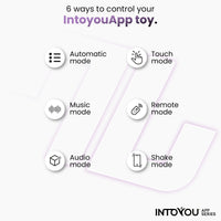 INTOYOU Logan ovulo vibrante viola con app