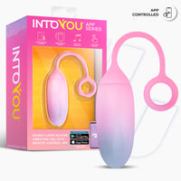 INTOYOU Egg Vibrator uovo vibrante blu rosa con app