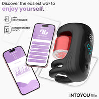 INTOYOU Torky masturbatore rotazione vibrazione compressione app