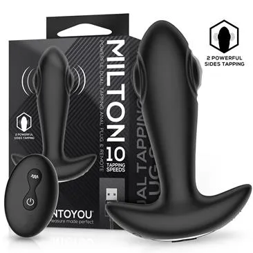 INTOYOU Milton plug anale vibrante con telecomando doppia stimolazione