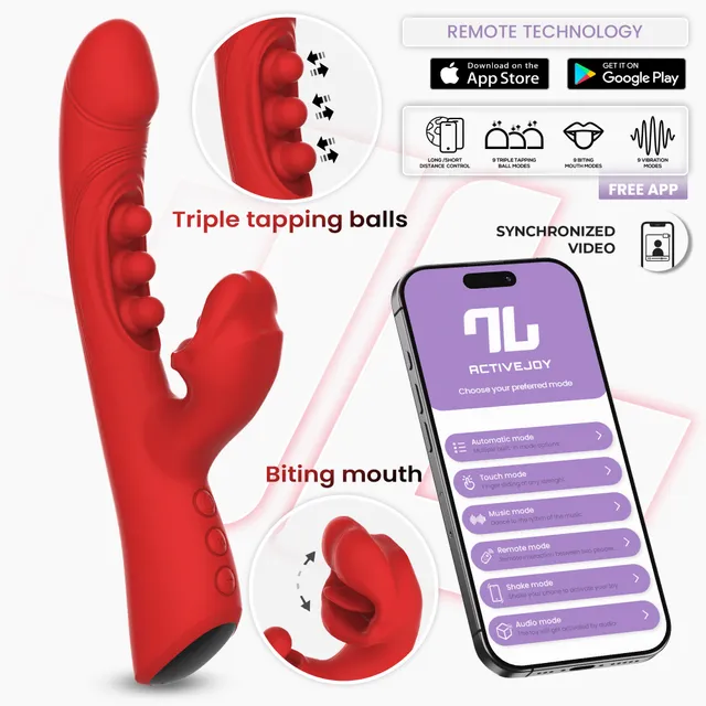 INTOYOU Trixy Vibratore clitoride tapping biting con app