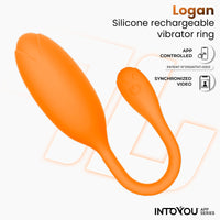 INTOYOU Uova Logan Uovo Vibrante Arancione 10 Modi