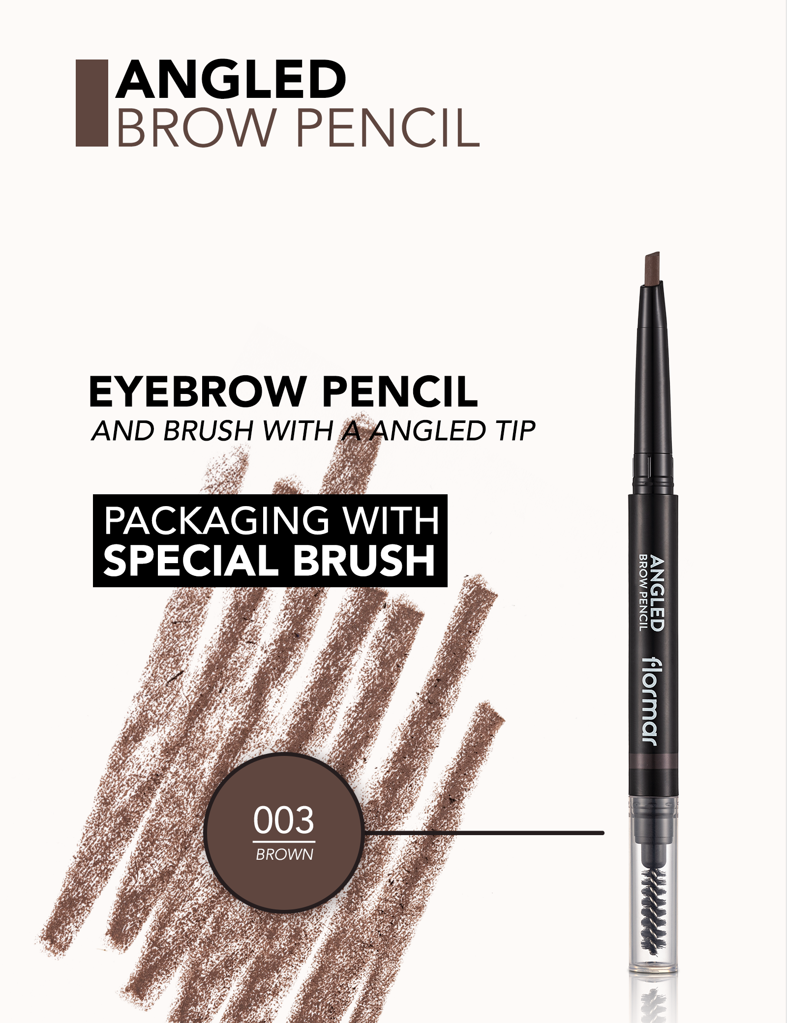 Pretty by Flormar Eyebrows matita sopracciglia 03 Brown automatica
