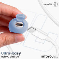 INTOYOU NexEgg Motion Ovetto Vibrante Lilla Spinta App