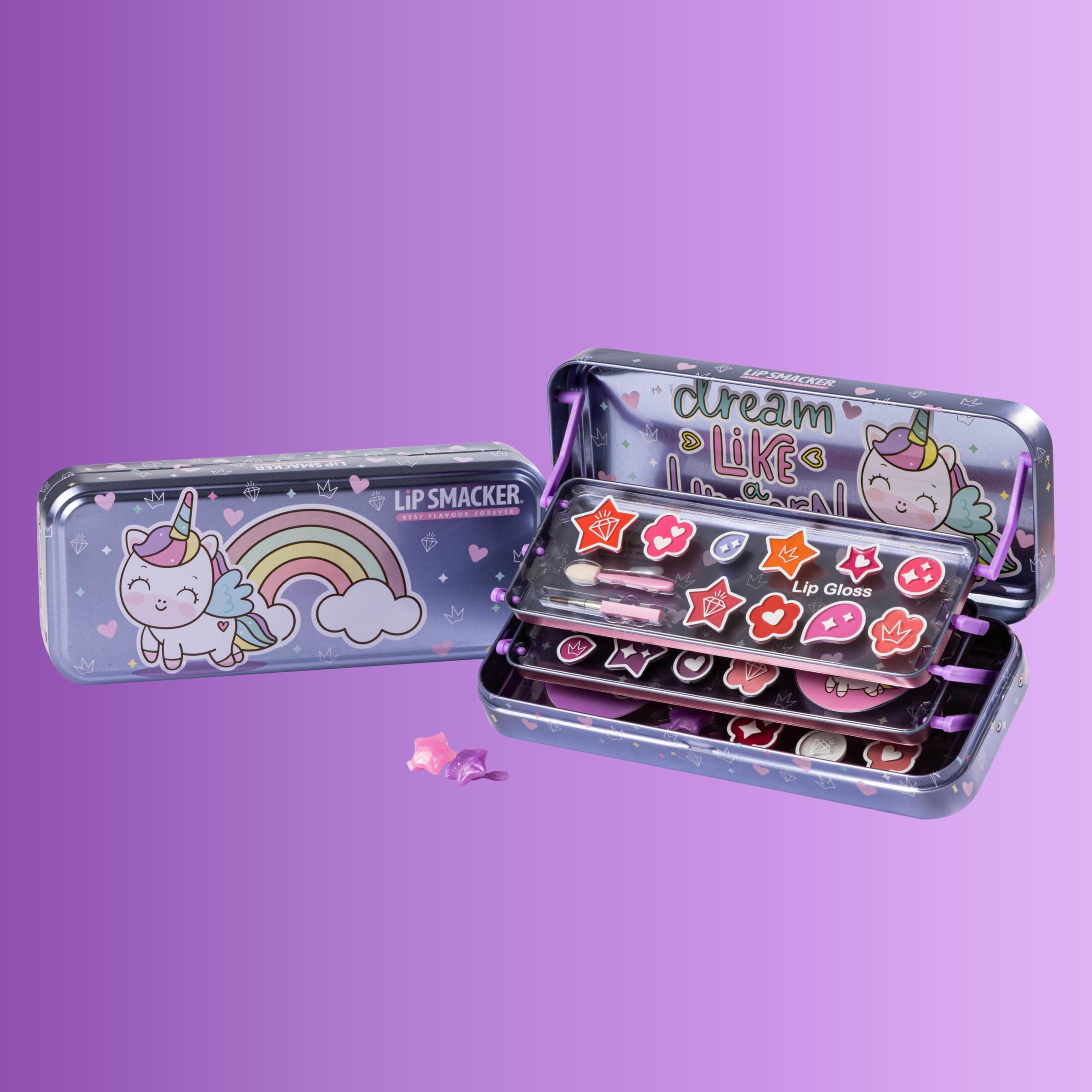 Lip Smacker Sparkle & Shine Color Tin set trucco 16 lucidalabbra