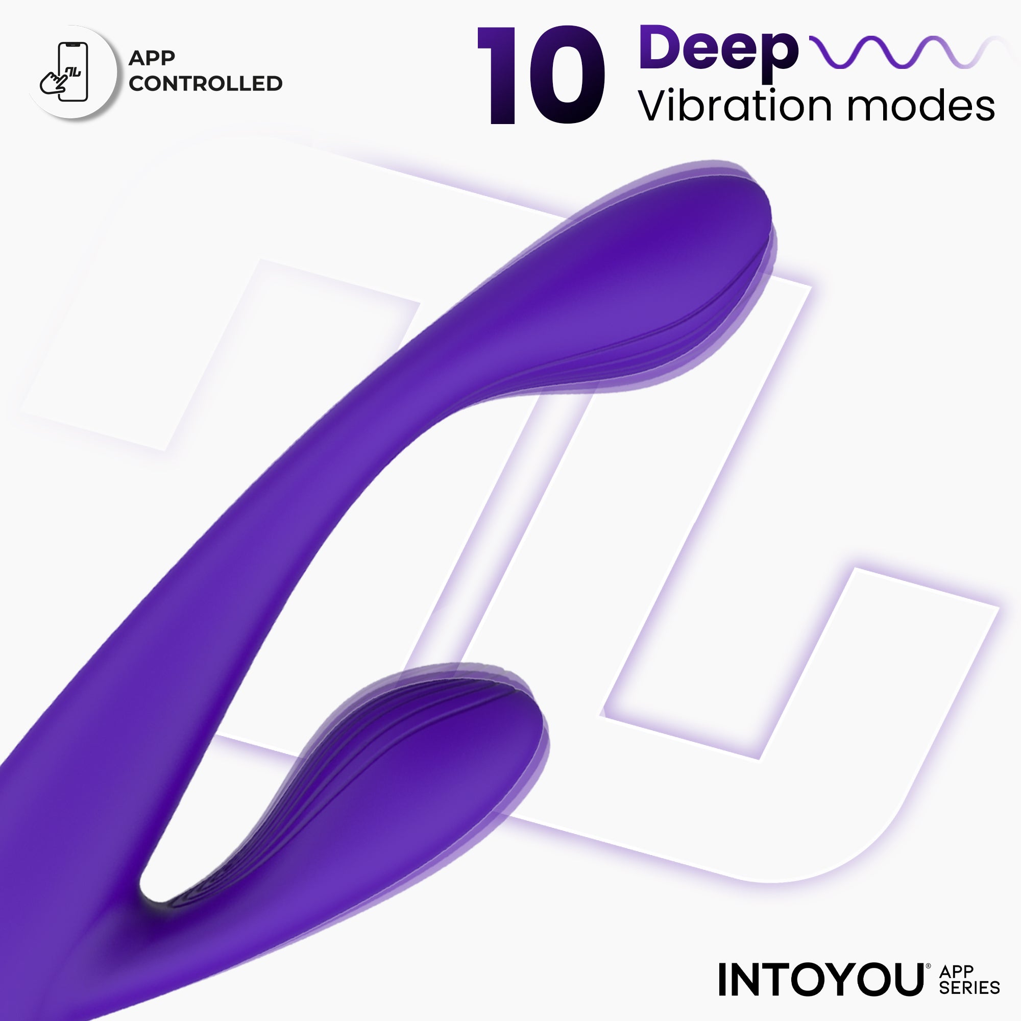 INTOYOU Lyra Vibratore Rabbit Viola Doppia Stimolazione