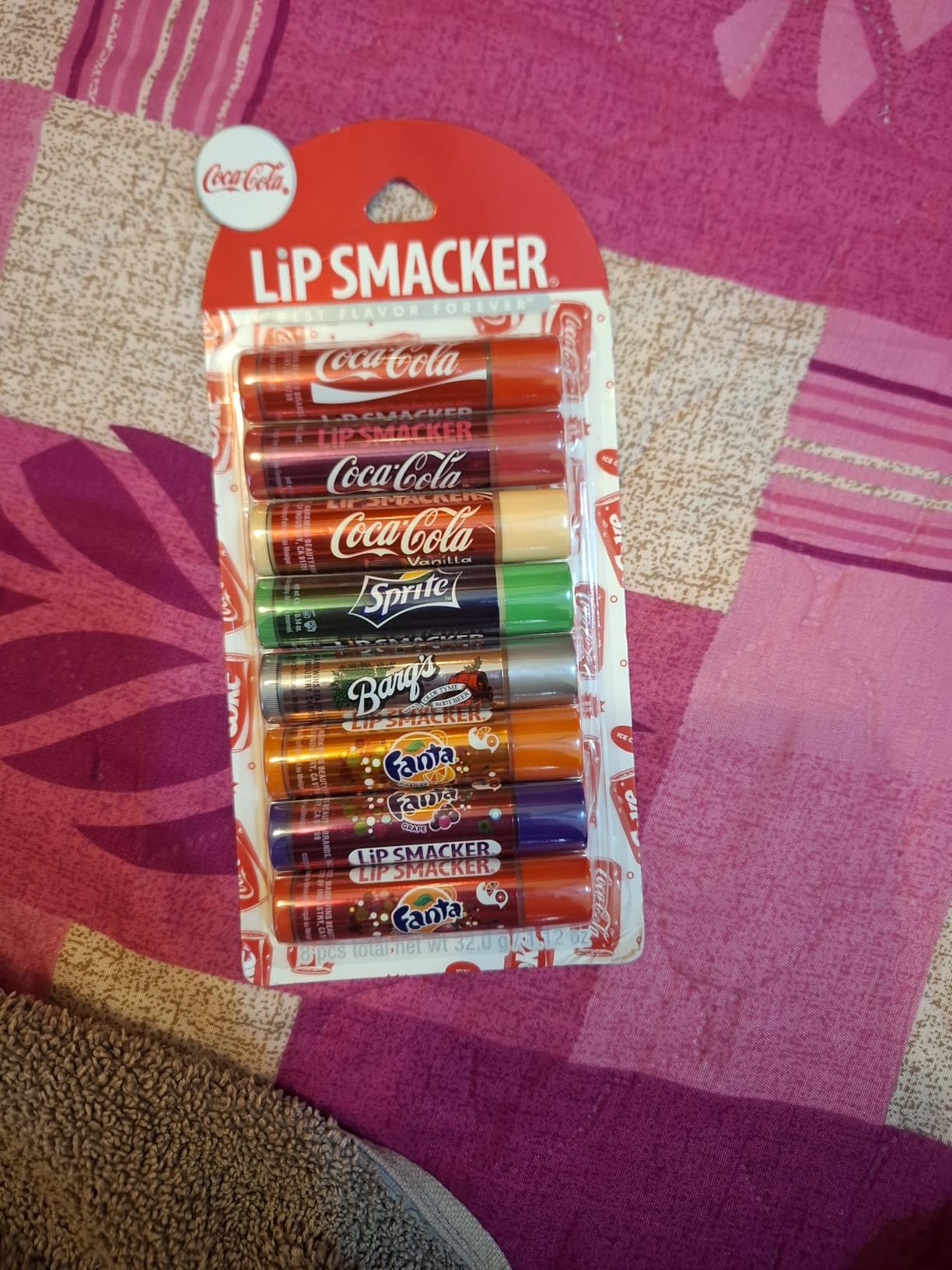 Lip Smacker Coca-Cola Set 8 Balsami Labbra Aroma Cola