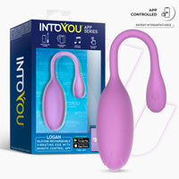 INTOYOU Logan ovulo vibrante viola con app