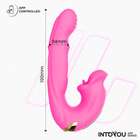 INTOYOU Bimby vibratore clitoride tapping con app doppia lingua
