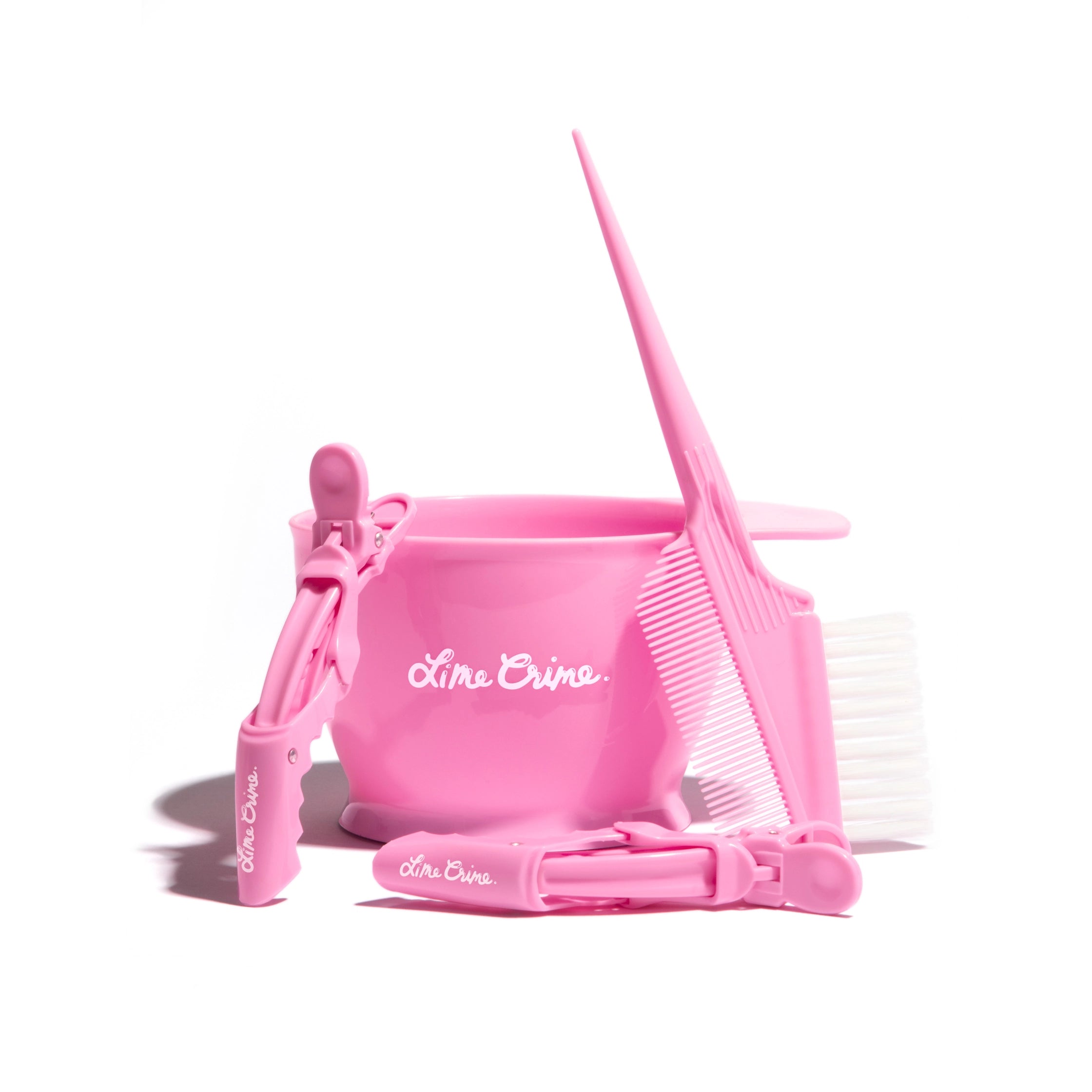 Lime Crime Hair Kits Unicorn Prep Kit ciotola pennello 5 pz