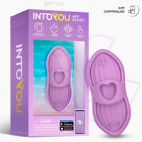 INTOYOU Laia stimolatore dito riscaldante 39° lavanda app