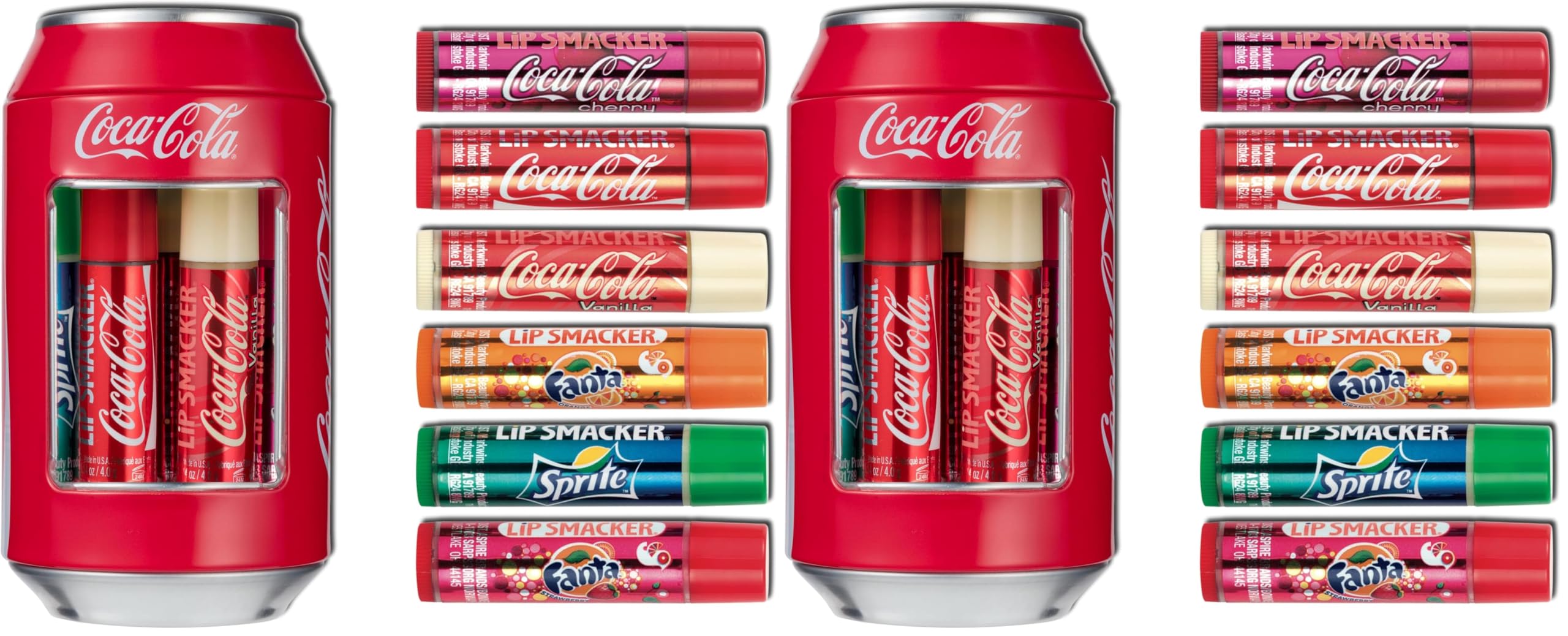 Lip Smacker Coca-Cola balsamo labbra lattina 6 gusti