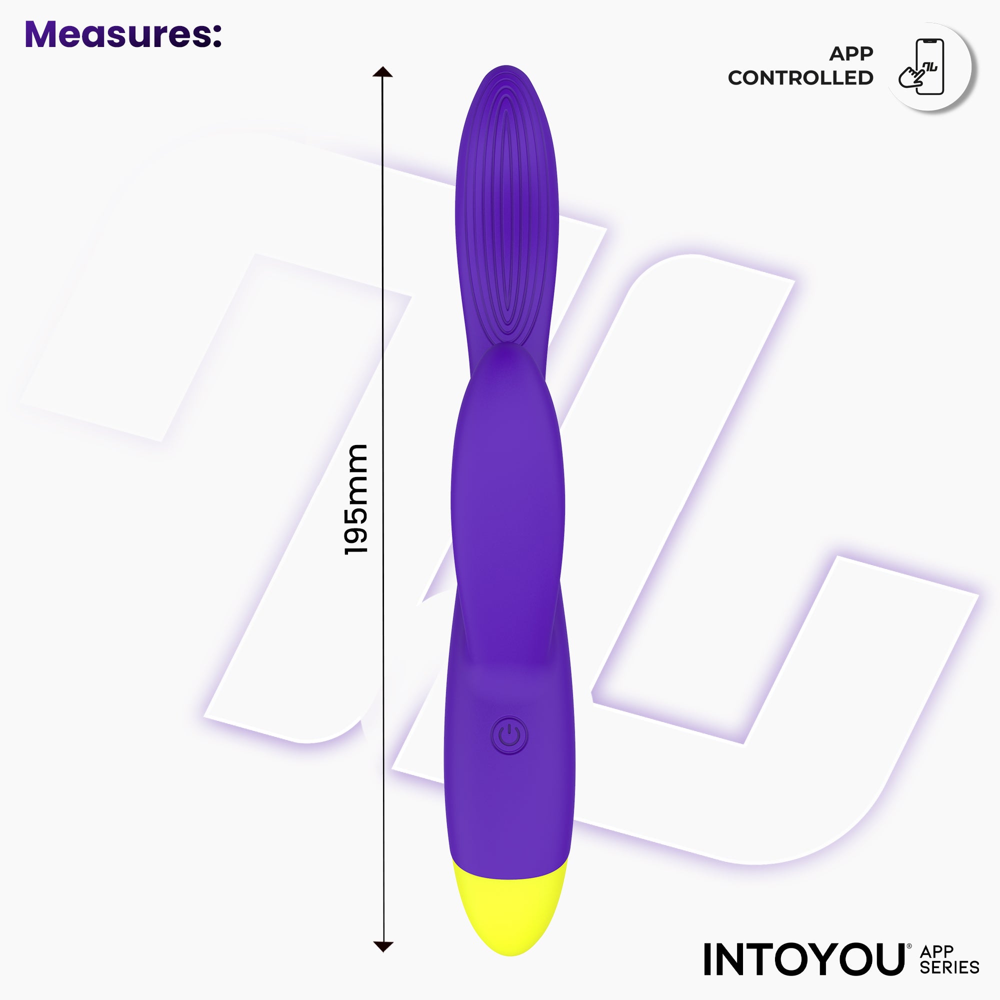 INTOYOU Lyra Vibratore Rabbit Viola Doppia Stimolazione