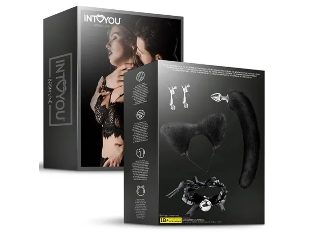 INTOYOU BDSM Set Cosplay 4 Pezzi per Coppia