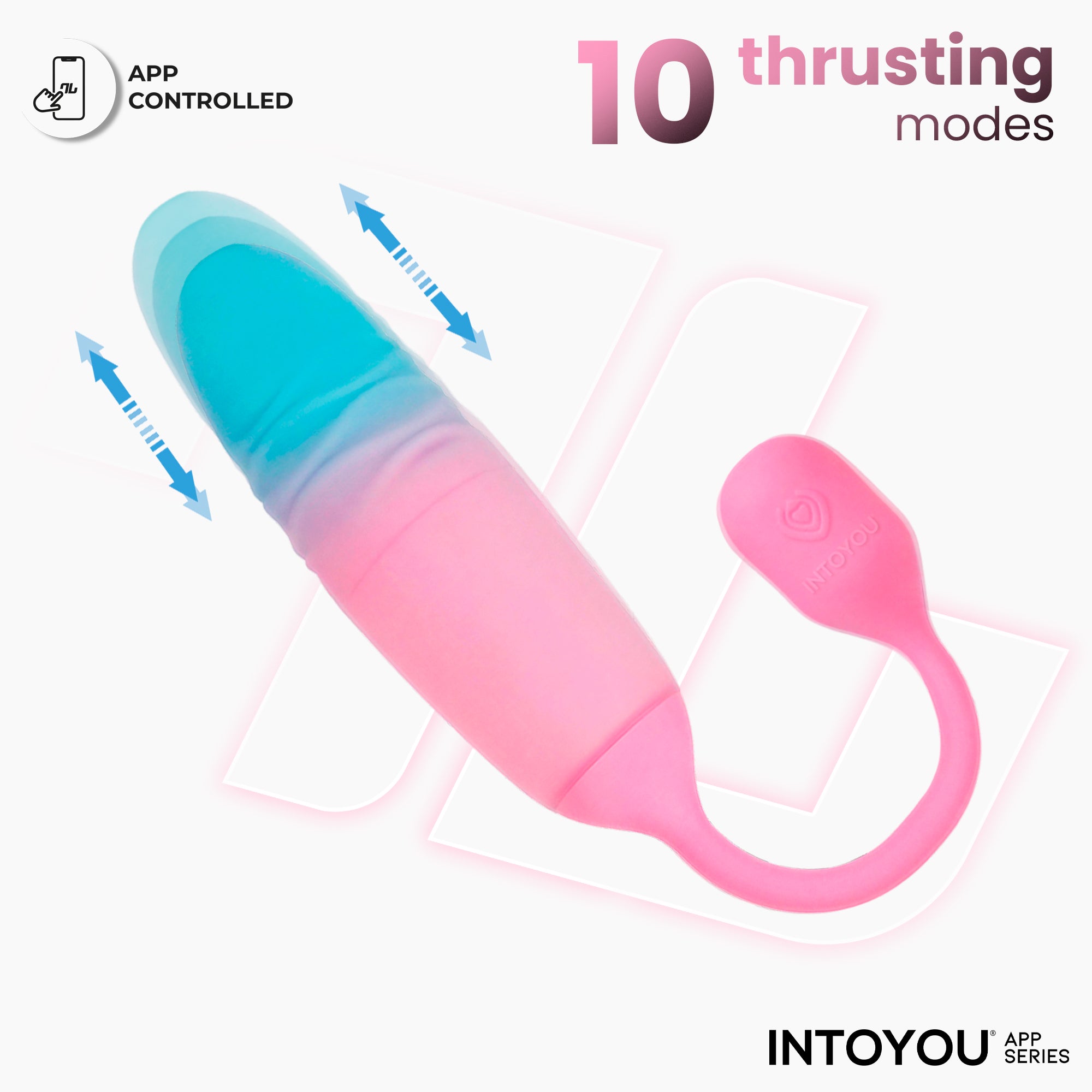 INTOYOU NexEgg Motion Ovetto thrusting rosa con app