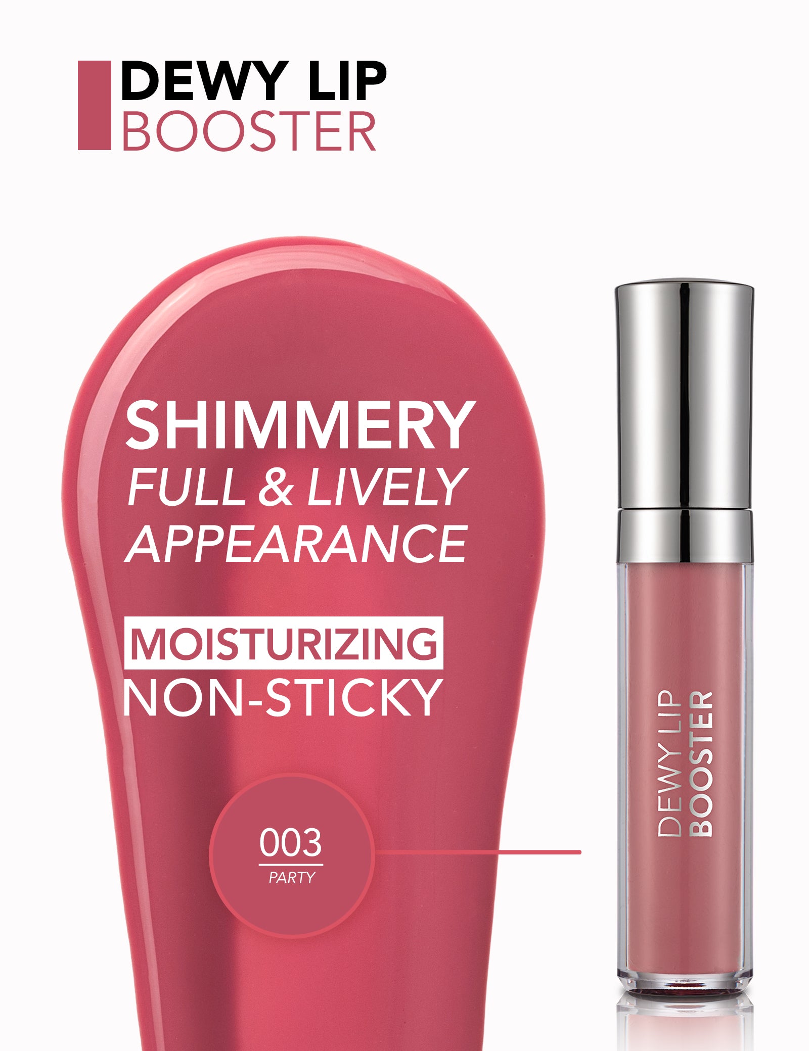 Pretty by Flormar Lipgloss Dewy Lip Booster gloss 01 Match