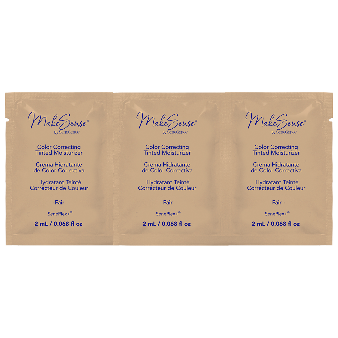 MakeSense Fair crema colorata viso strip 3 campioncini