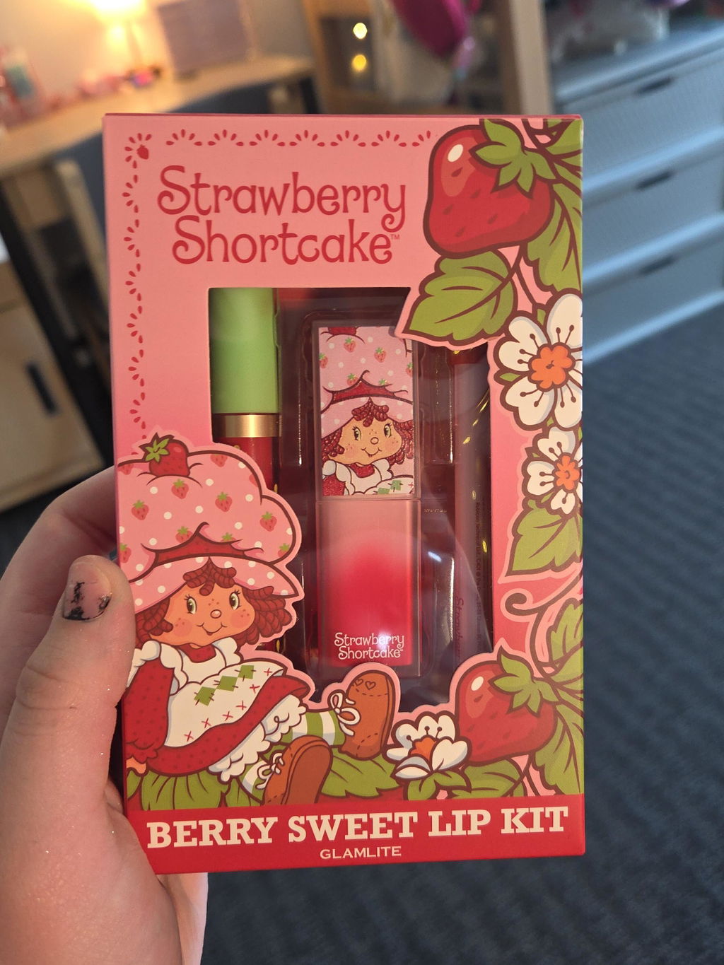 Glamlite Lip Kits Berry Sweet kit labbra fragola 3 pezzi