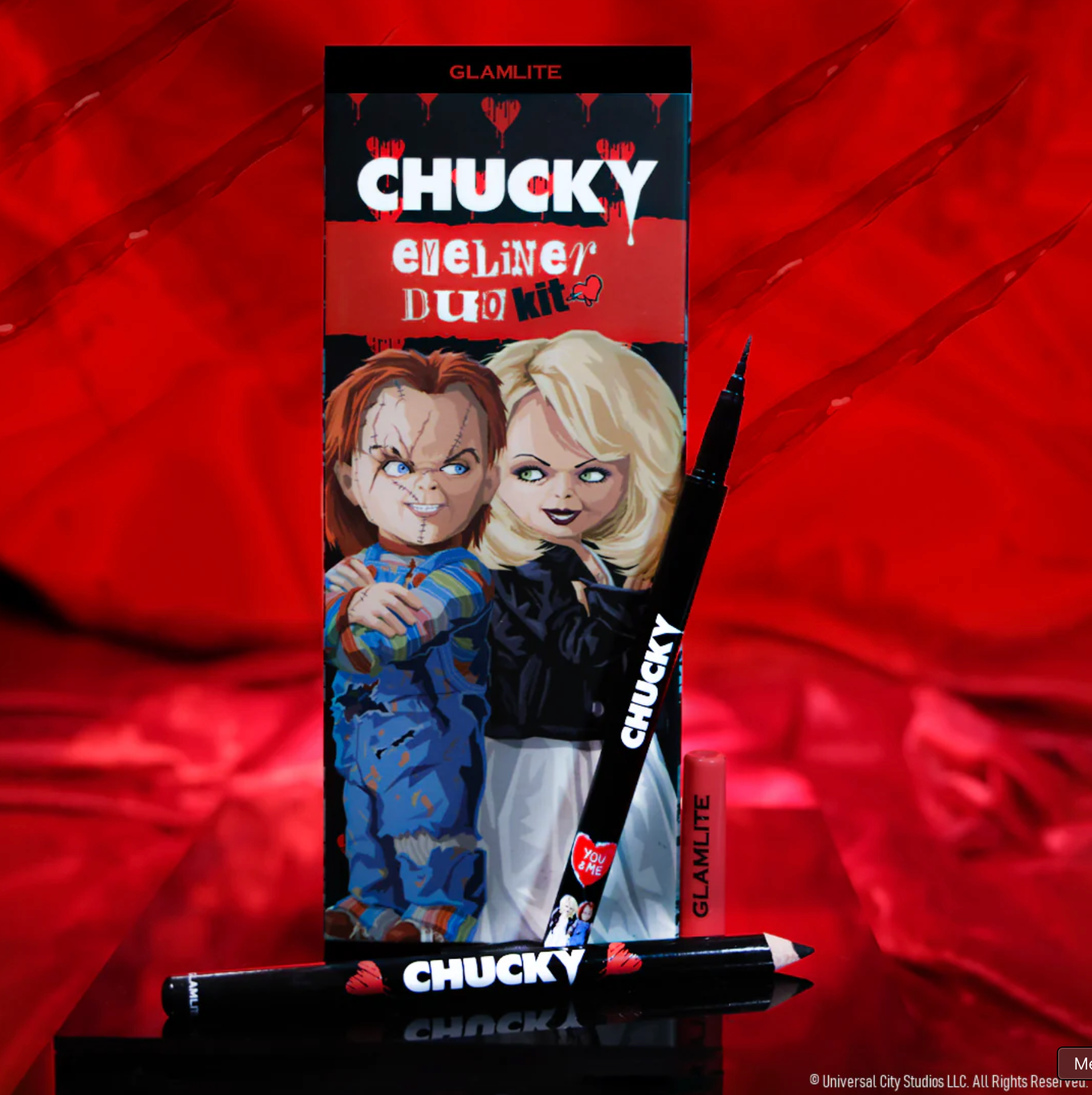Glamlite Chucky Crazy In Love bundle trucco palette 8 pezzi