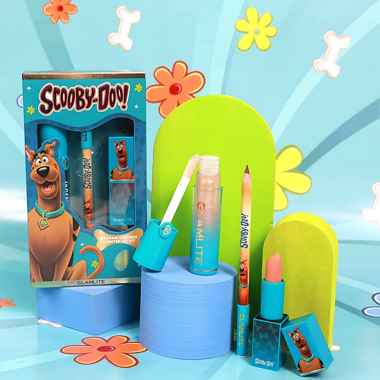 Glamlite Lip Kits Scooby-Doo kit labbra rossetto gloss liner