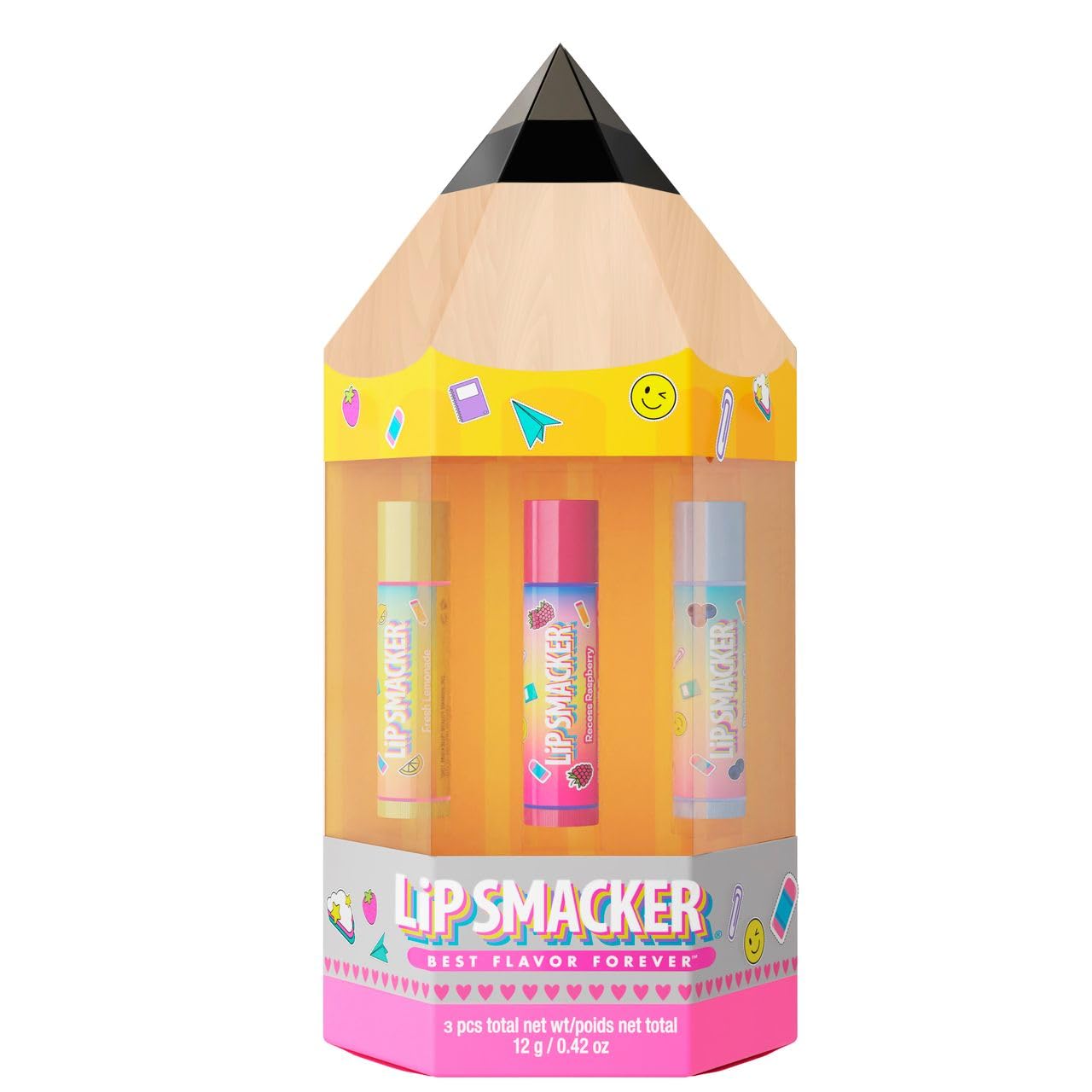 Lip Smacker Back to School balsamo labbra 3 pezzi blu
