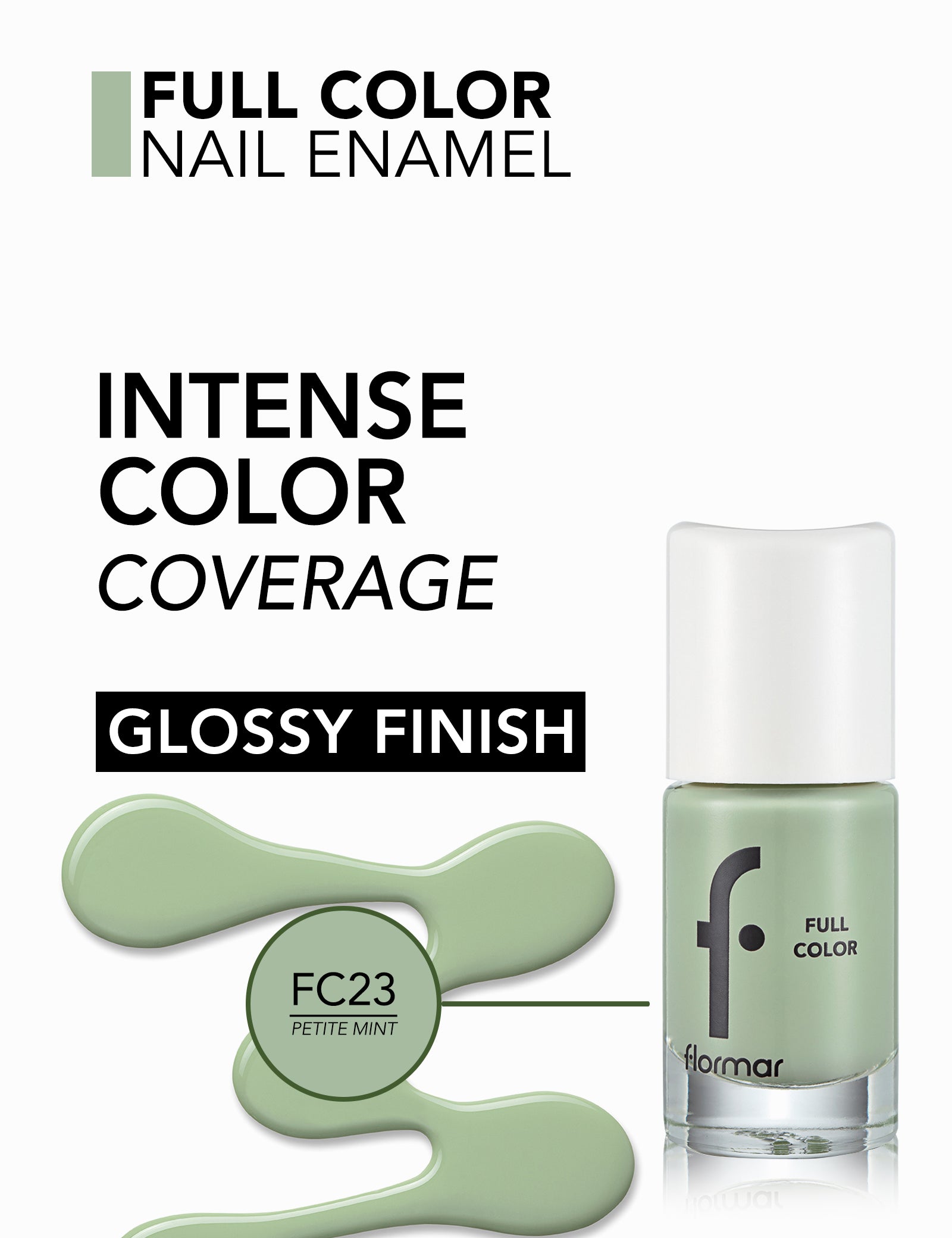 Pretty by Flormar Full Color Nail Enamel smalto unghie FC24 Fresh Start