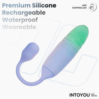 INTOYOU NexEgg Motion Ovetto Vibrante Lilla Spinta App