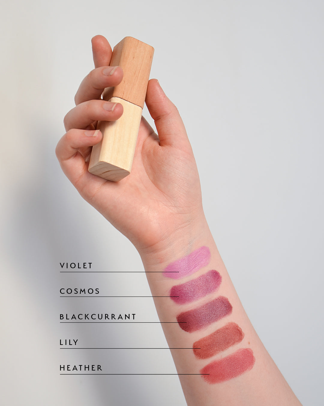HAVU Lipsticks Lily rossetto nude viola semi-opaco
