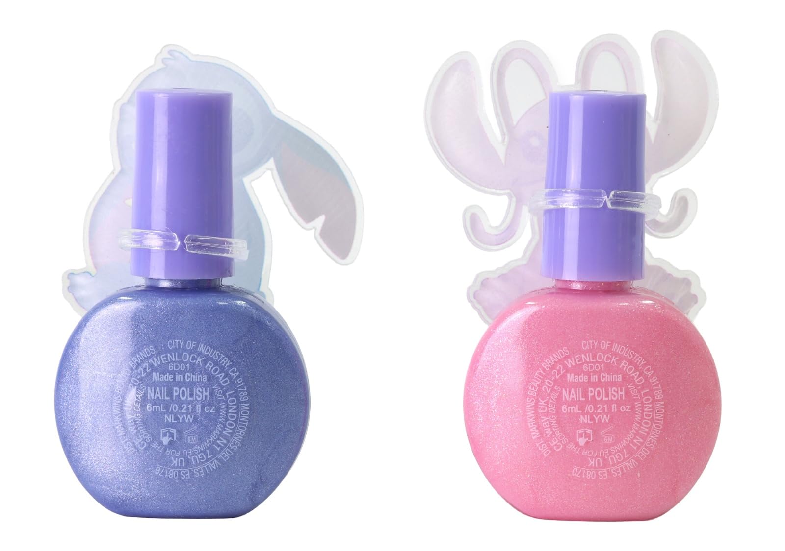 Lip Smacker Disney Set Duo Smalti Stitch 2 pezzi con anelli