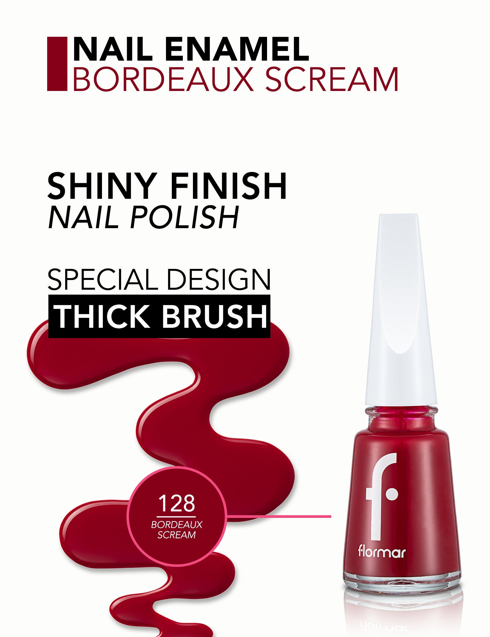 Pretty by Flormar Essential Nail Enamel smalto unghie 127 Berry Nuances