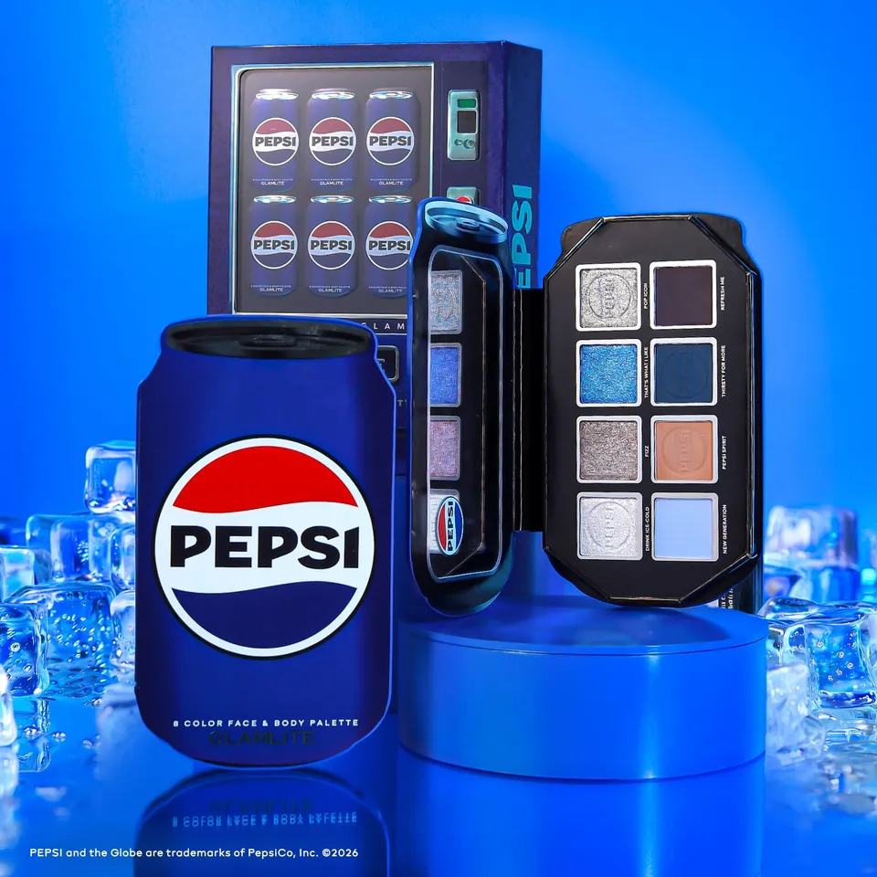 Glamlite Pepsi Palette ombretti 8 colori edizione limitata