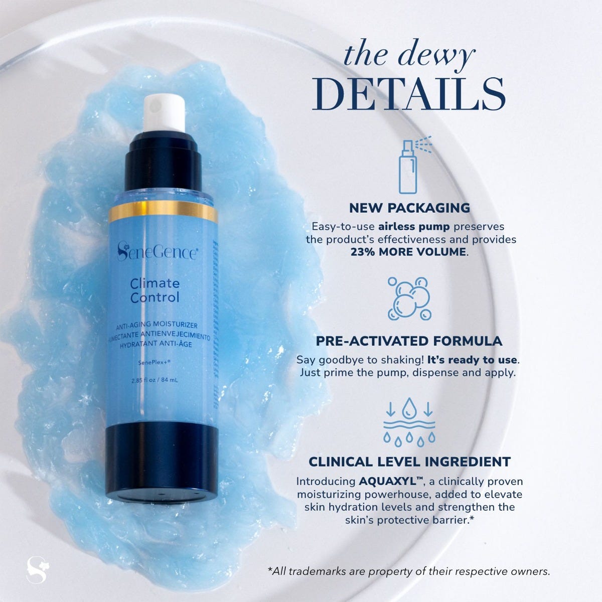 Lipsense Wellness Climate Control gel viso idratante