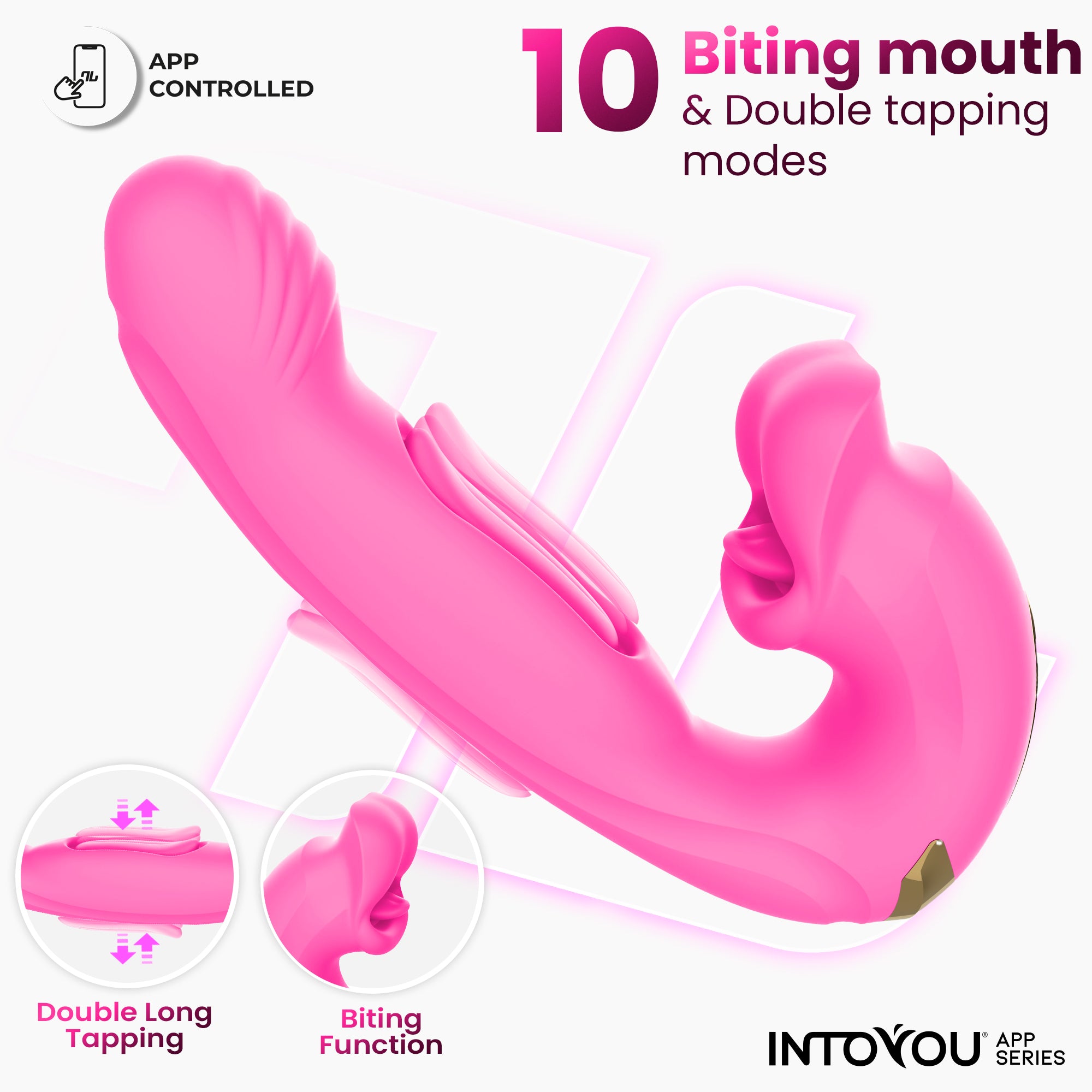 INTOYOU Bimby stimolatore clitoride tapping biting app