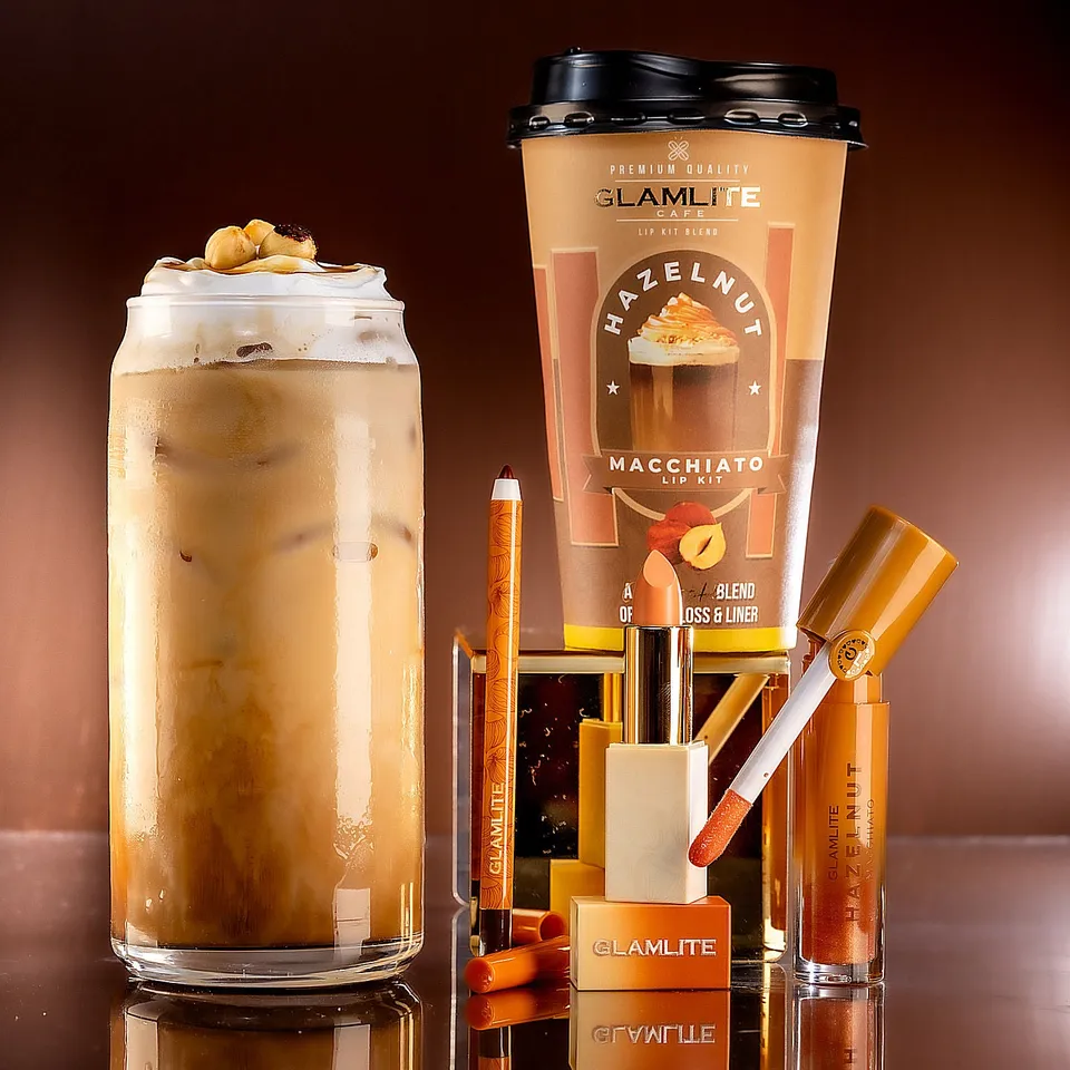 Glamlite Lip Kits Hazelnut Macchiato kit labbra 3 pezzi